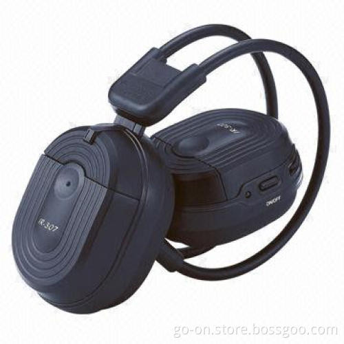 IR Stereo Wireless Headphone in Foldable Design with Single Channel
